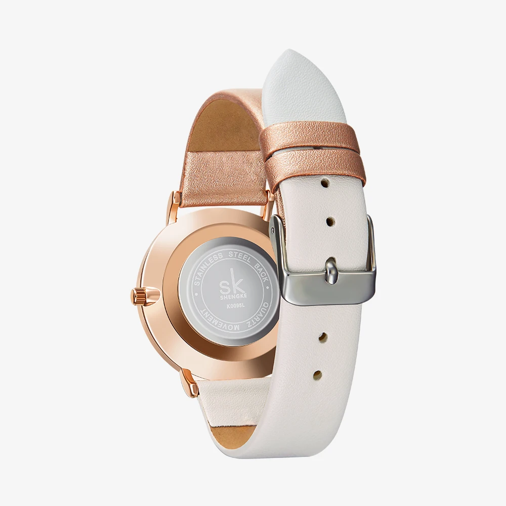 Elegant Women's Luxury Leather Quartz Watch – Fashionable Timepiece