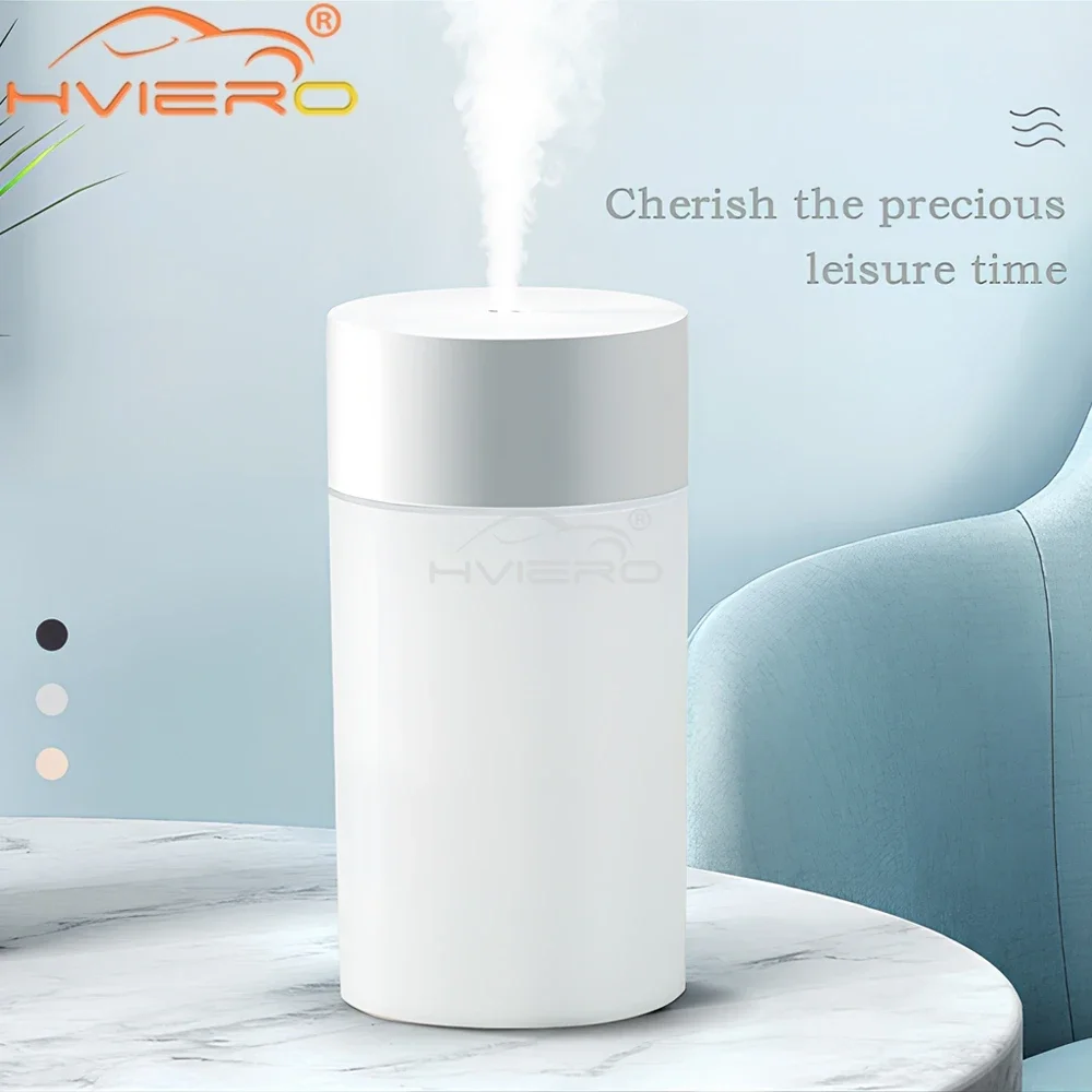 1PCS 260ML Air Humidifier Ultrasonic Mini Aromatherapy Diffuser Portable Sprayer USB Essential Oil Atomizer LED Lamps Home Car air humidifier