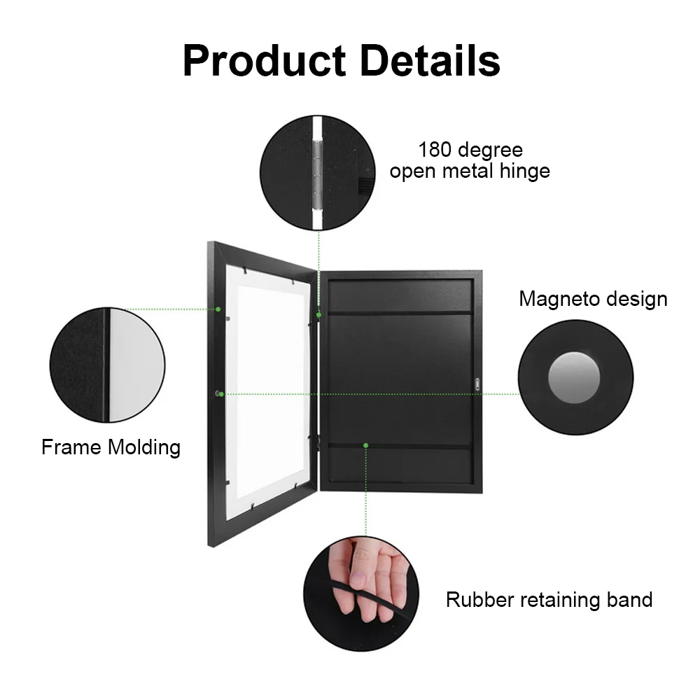 1/2PCS A4 Art Display Frame Kids Frames Photo Picture Crafts Drawing Storage Gifts