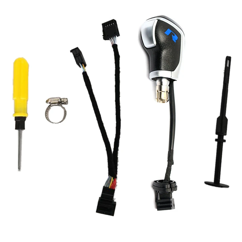 

Electronic Shift Handle For -Golf Passat Tiguan Series Transmission Automatic Electric LED Gear Shift Knob
