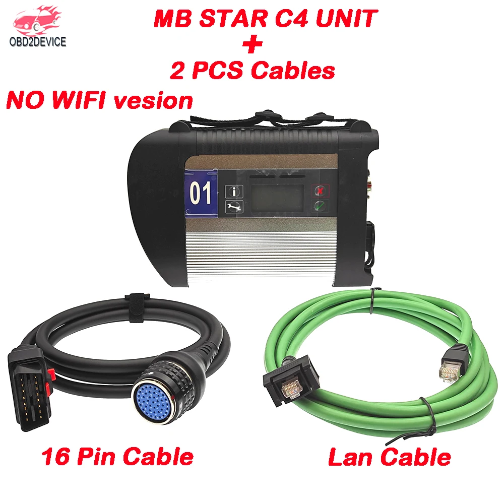 

Диагностическое устройство MB STAR C4 SD Connect мультиплексор Obd2, без Wi-Fi