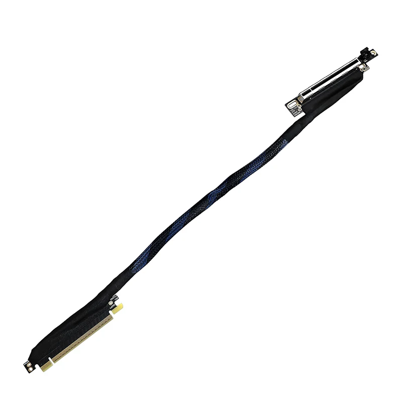 PCIe 5,0 x 16 Grafikkarten-Verlängerungskabel, versilbertes Adapterkabel, 270 180 Grad GEN5, verlustfreies GPU-Verlängerungskabel, 64 GB – Detail 10