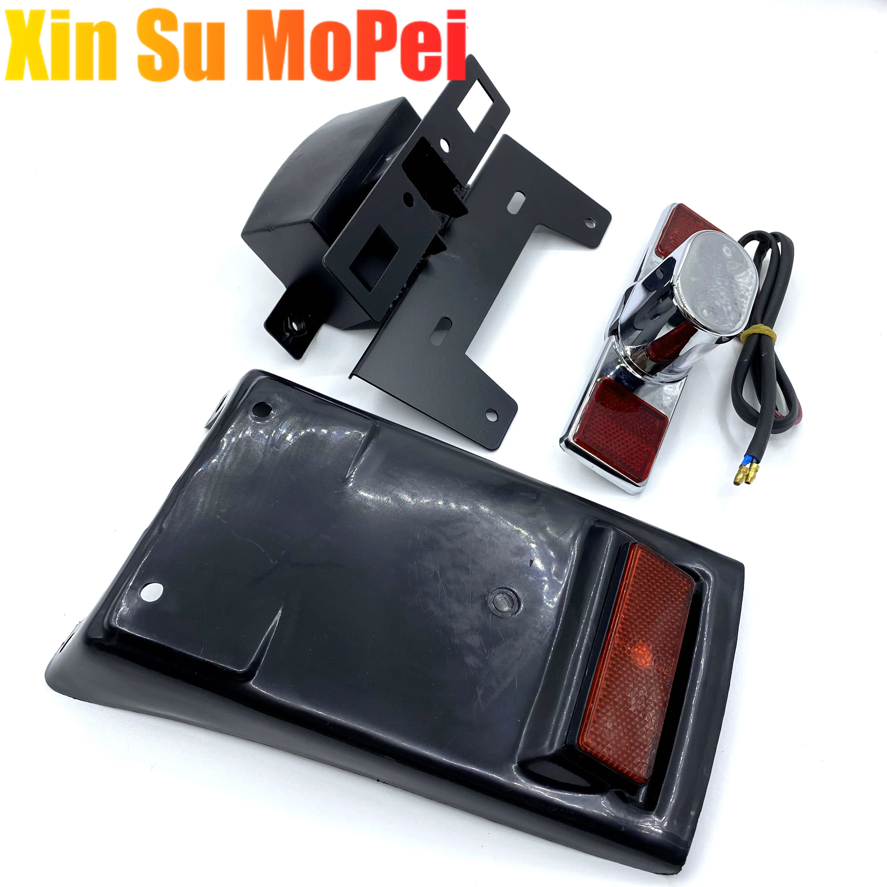 License Plate Lamp License Plate Holder for Honda CA125 / 250Rebel CMX250 helicopter CA125CA250 motorcycle parts