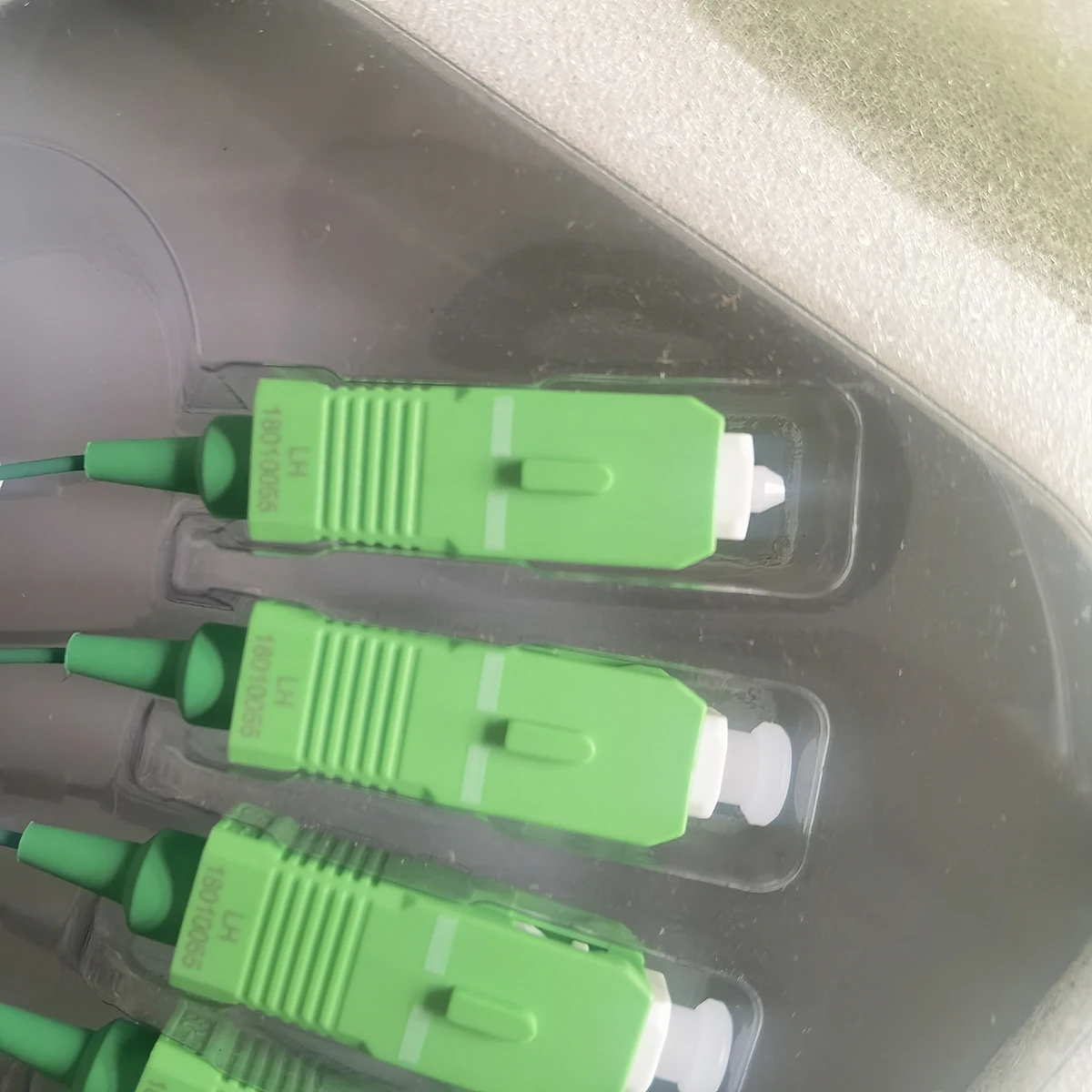12 szt Fiber Optic Pigtail SC/APC Single Mode Indoor FTTH Optical Fiber Pigtail 0.9M d:0.9mm Extension Cord