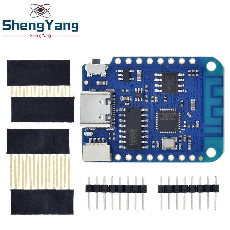 Tzt wemos d1 mini v4.0.0 TYPE-C usb wifi internet of things board basiert esp8266 4mb micro python nodemcu arduino kompatibel