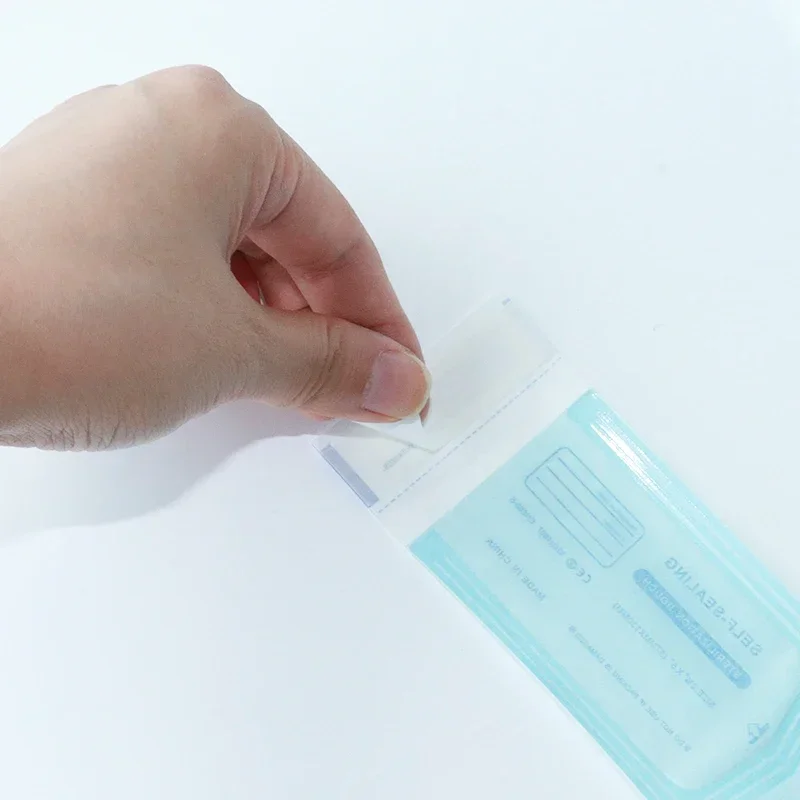 Nail Art Tools 200pcs/box Nail Art Empty Sterilizing Bags Disposable Self-Sealing Sterilization Pouches Bag Dental Manicure