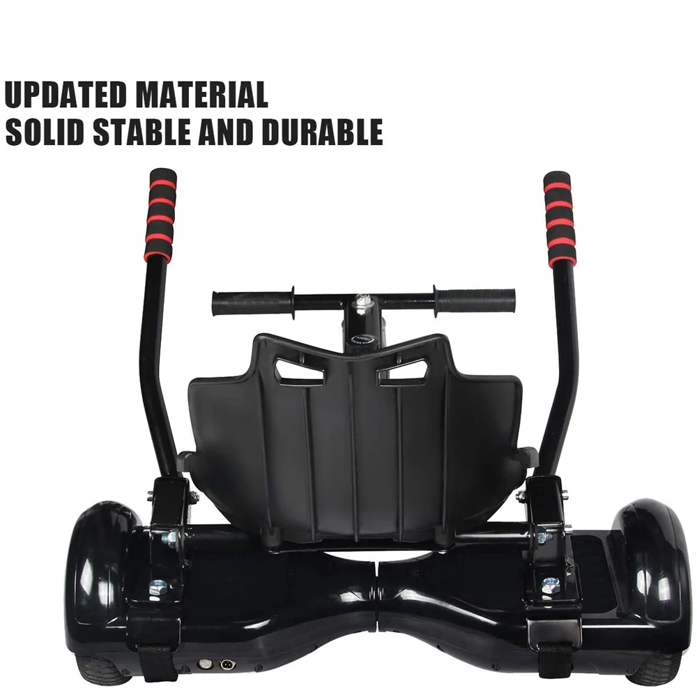 Hoverboard Kart Seat Attachment Accessory for 6.5" 8" 10" Two Wheel Self Balancing Scooter With Safe Sets