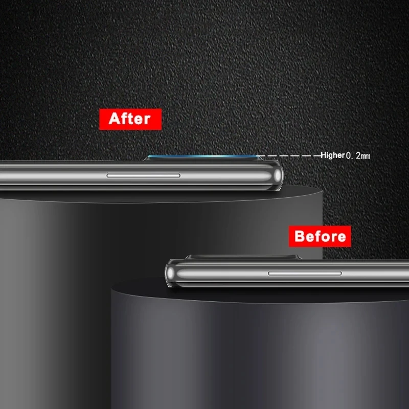 Ultra Slim Rear Back Camera Lens Cover Protector - Soft Protection Film