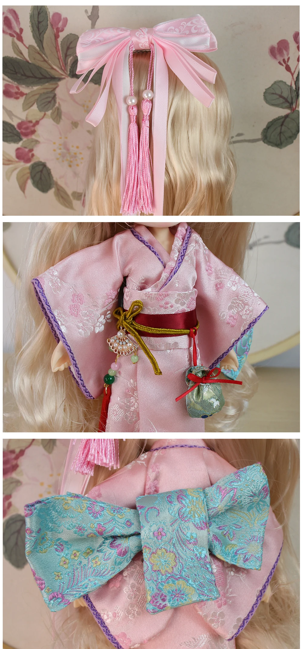 ICY DBS Blyth 1/6 Kimono Set Including Socks Shoes Anime Girl BJD