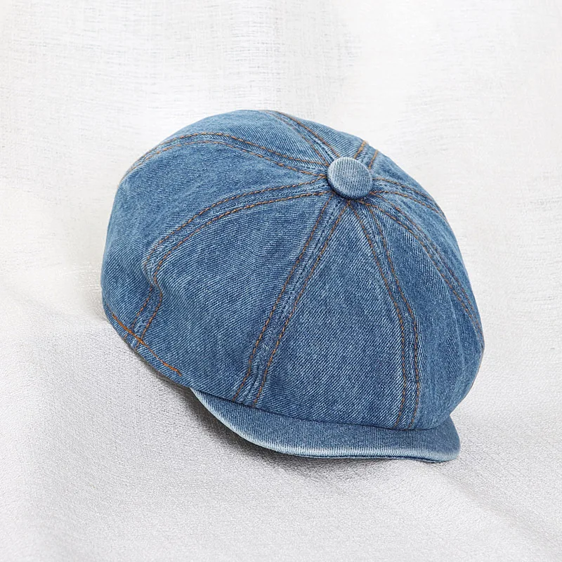 

Vintage Kids Denim Hat Classic Adjustable Baby Hat for Girls Boys Cowboy Cap Children Beret Hats Baby Accessories 2-12Y