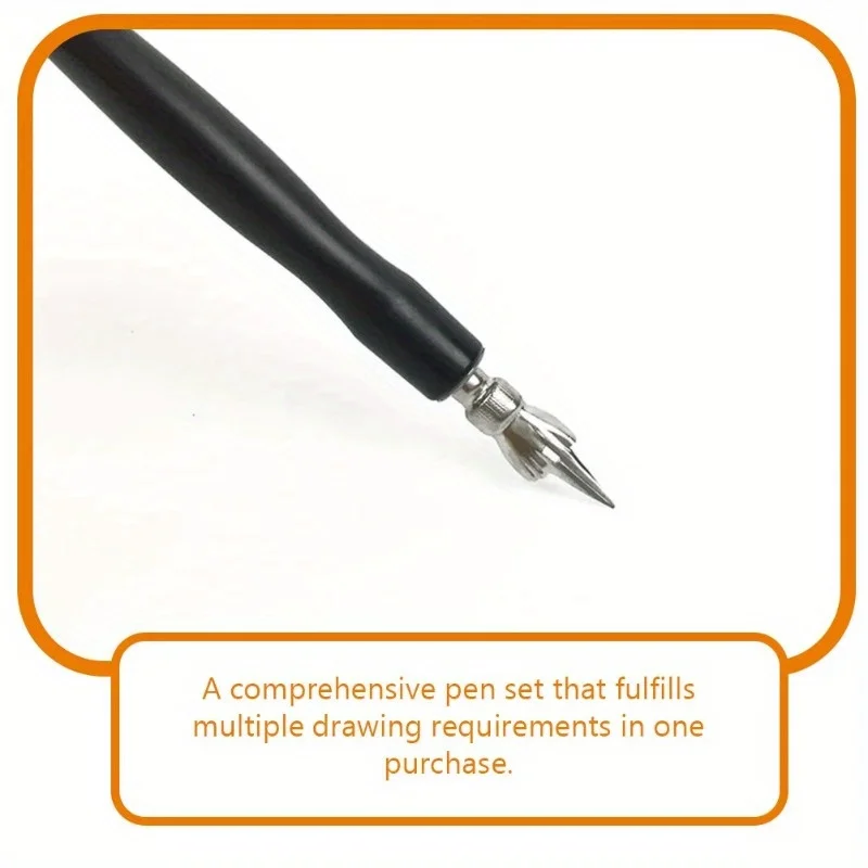 1 Set Convenient Accent Color Panel Liner Leaking Pen Permeation Pen