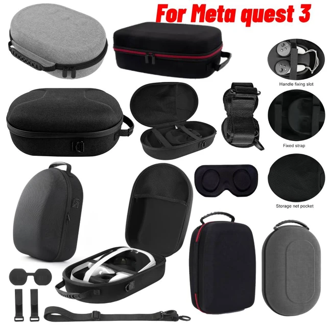 Bolsa de hombro para gafas Meta Quest 3 VR, caja de protección portátil, a  prueba de golpes, antiarañazos, bolsa de almacenamiento de viaje para Quest  3 - AliExpress