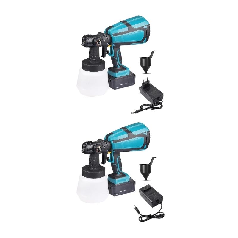 

Cordless Paint Sprayer for 21V 1.8mm Nozzle 3 Patterns, Easy to Clean, HVLP Guns for Home Car