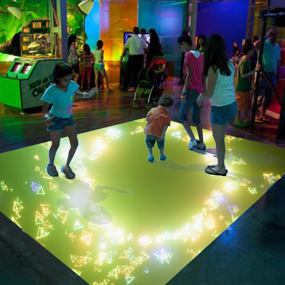 Interactive Whiteboard Kids Game Zone Entertainment Machines 3D Floor Projection Game For Party,Event,Playground