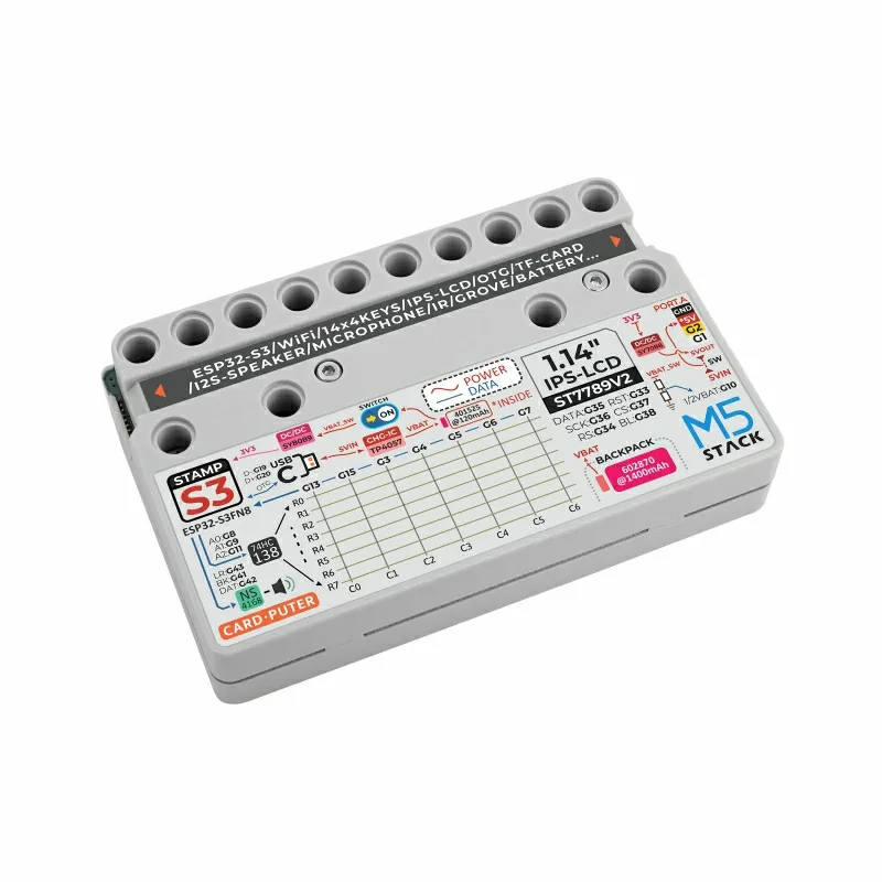 M5Stack Cardputer M5StampS3 Development Board ESP32-S3 Portable Computer 56 Key Keyboard Card Microcontroller,development board