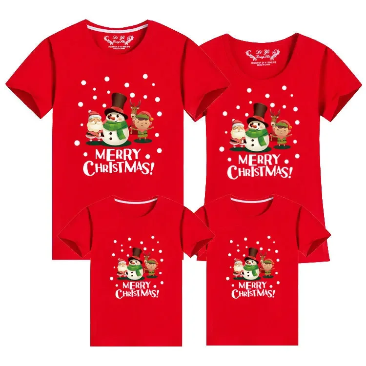 Camiseta navideña a juego para toda la familia, ropa navideña, ropa divertida para mamá, papá, niños, yo, bebé, madre, hija, hijo, niña, niños, camisetas de algodón