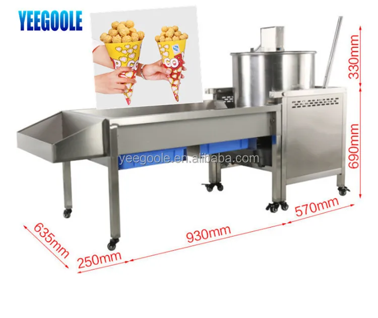 The latest modern new professional portable household electric mini popcorn maker, electric style 4kw, with heat preservation