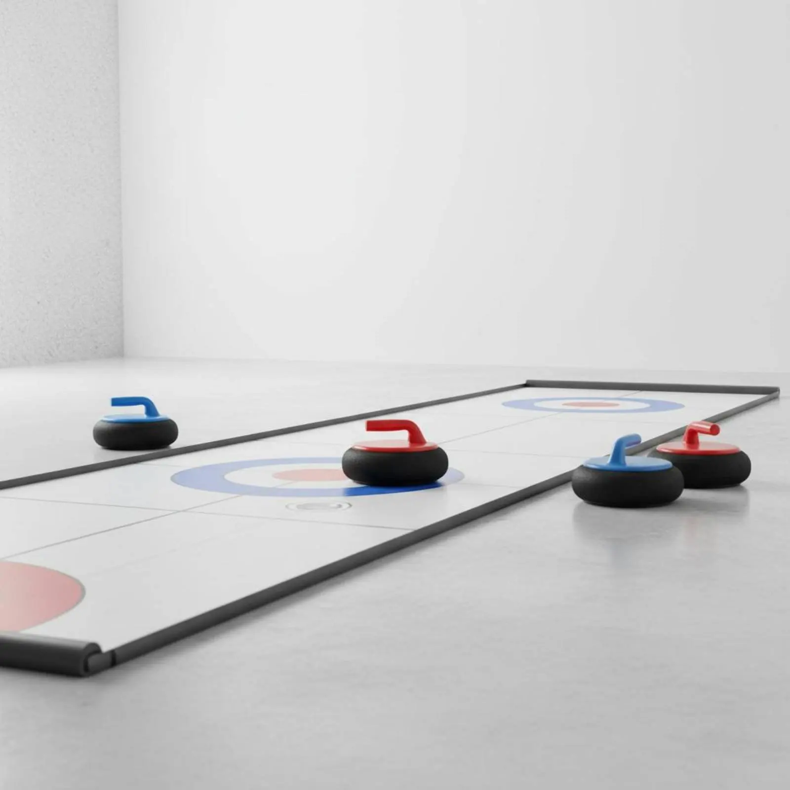 Iceless Floor Curling Set Effortless Sliding Portable Curling Game ...