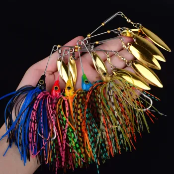 5Pcs Spinner Fishing Lures 1