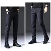 Men's Straight Leg Long Daily Pants Casual Straight Slim Fit Narrow Leg Trousers Stylish Male Suit Work Fashion Blue Gray Pants 4