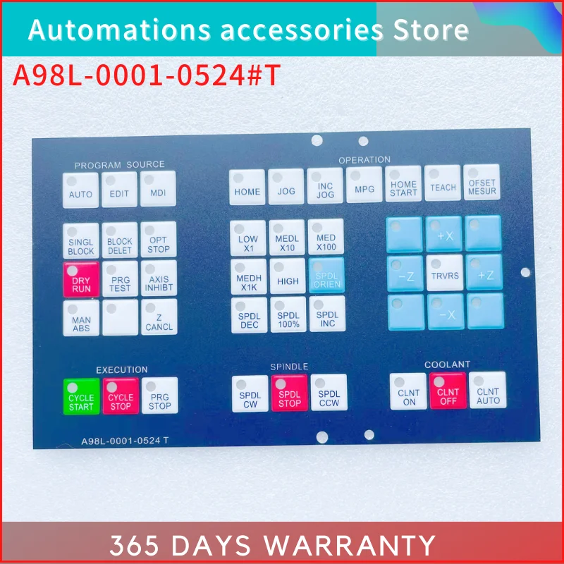 Nuova Pellicola Chiave Per Tastiera A Membrana A98L-0001-0524 T