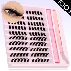 Waterproof DIY Lash Extension Kit with Strong Hold Bond, Seal, and Eyelash Tweezers (TQ03 kit)
