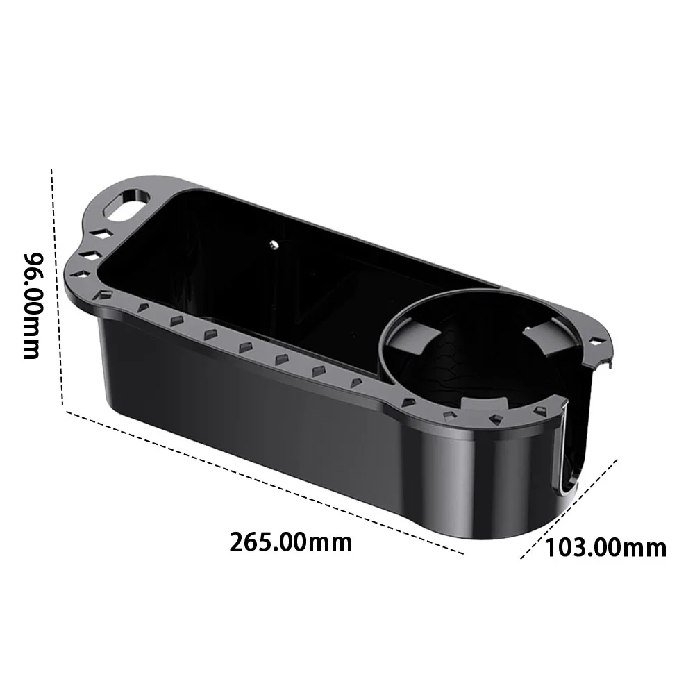 Marine Cup Holder Phone Drink Box Organizer Boat Fishing Caddy Cabin Marine Tools Storage Tray for Boat Kayak Pontoon Bass Boat