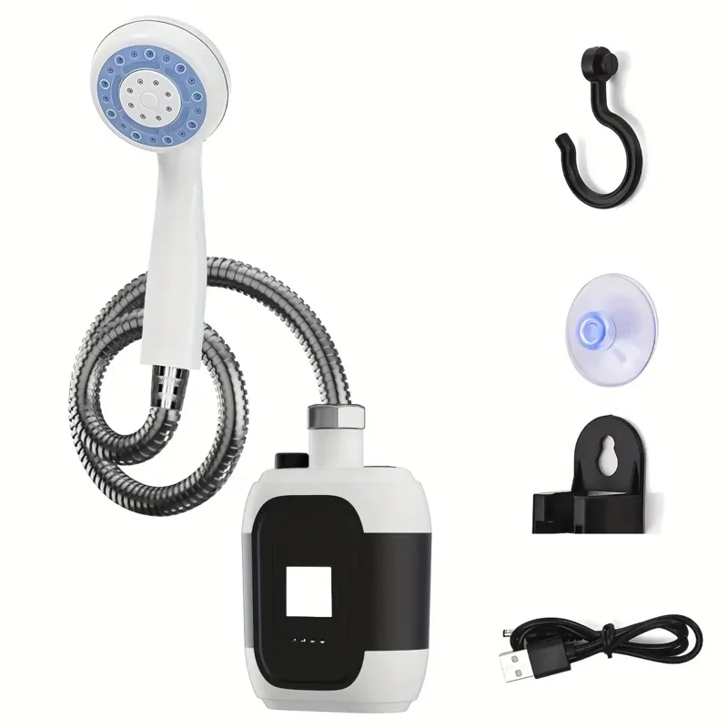 USB Rechargeable Camping Shower 3