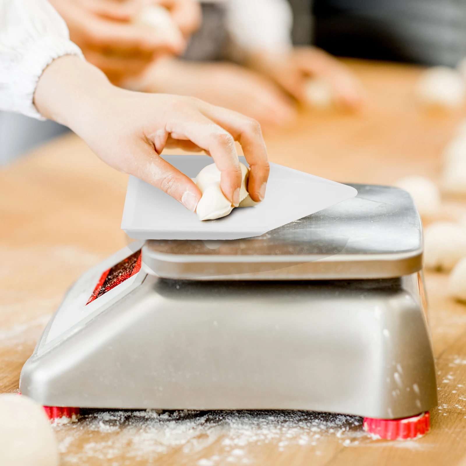 10pcs Plastic Weighing Boat Anti-Static Lightweight Food Safe Disposable Mixing Measuring Liquids Powders Easy Stack Lab