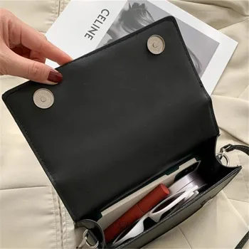 حقيبة مربعة صغيرة منقوشة على شكل مربعات، حقائب نسائية مبطنة أنيقة، حقائب كتف أدبية مفردة مناسبة للاستخدام اليومي 3