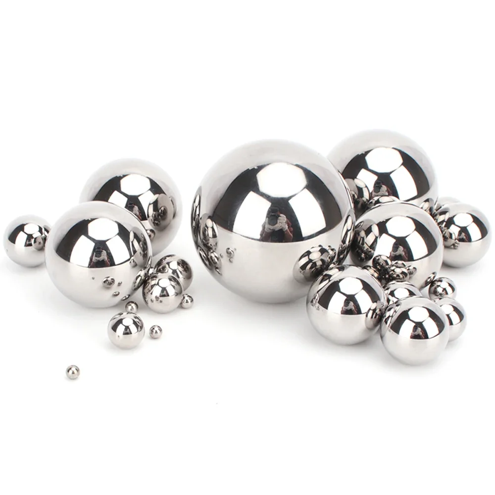 Steel Balls Stainless Steel Balls G3 Grade Bearing Steel Ball High Chromium Precision Solid Balls GCR15 1.2/1.5/2/2.5/3/3.175/3.5/3.96/4/4.763/5/6/6.35/7/8/9/10mm