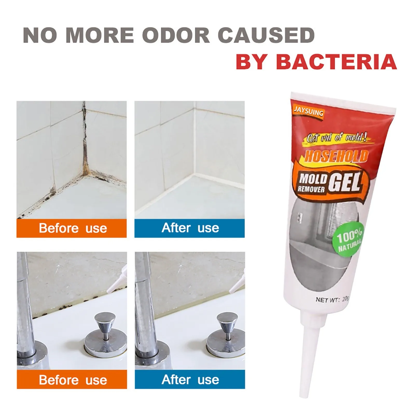 Household Mold Remover Gel Tile Cleaner Wall Chemical Tiles Kitchen Cleaning Tools |