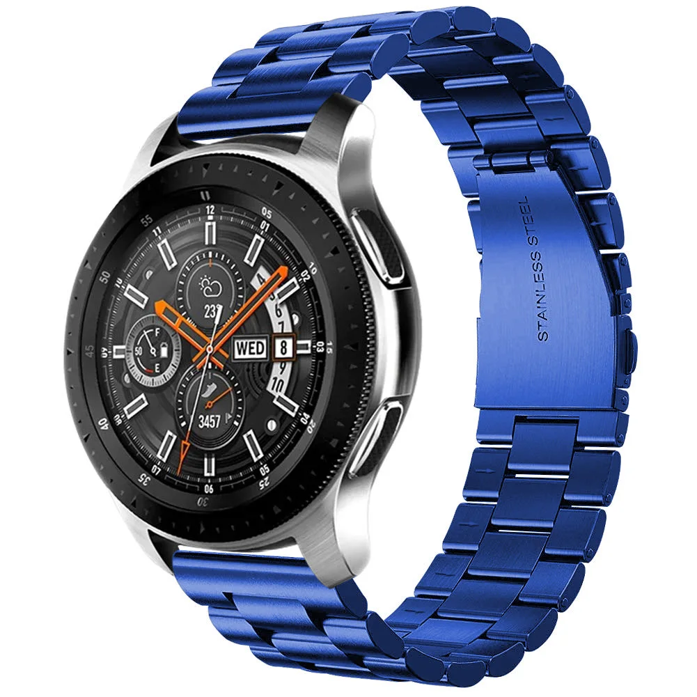Sleek Steel & Ceramic Wristband Bracelet for Smartwatches (20mm/22mm)