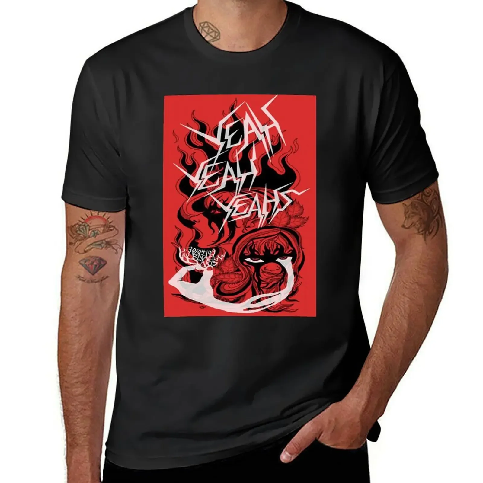 

Yeah yeah yeahs (3) T-shirt vintage funnys mens white t shirts