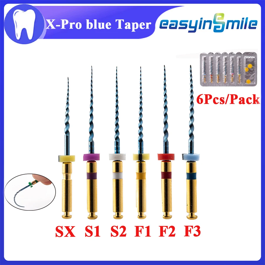 Dental Endo X3-Pro Gold Taper Files Motore Rotante Niti Files Anti-Fatica Cosntant Odontoiatria Materiale Del Canale Radicolare