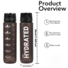 1pc 1000ml large capacity transparent plastic water bottle with cap and handle, multiple colors available, suitable for outdoor, 5