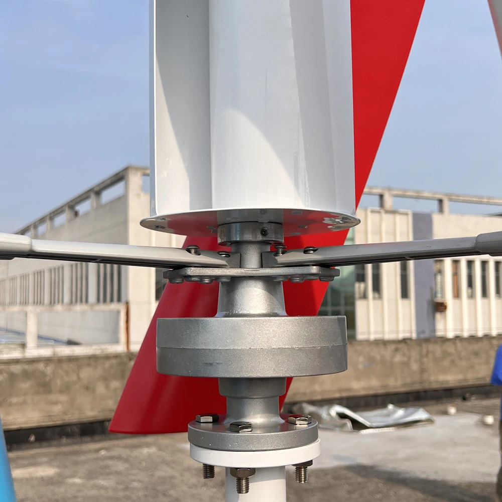 Wind Turbine Vertical Axis Permanent Maglev Generator Electric Power Generator 12V24V48V96V 5KW 8KW With Mppt Charge Controller