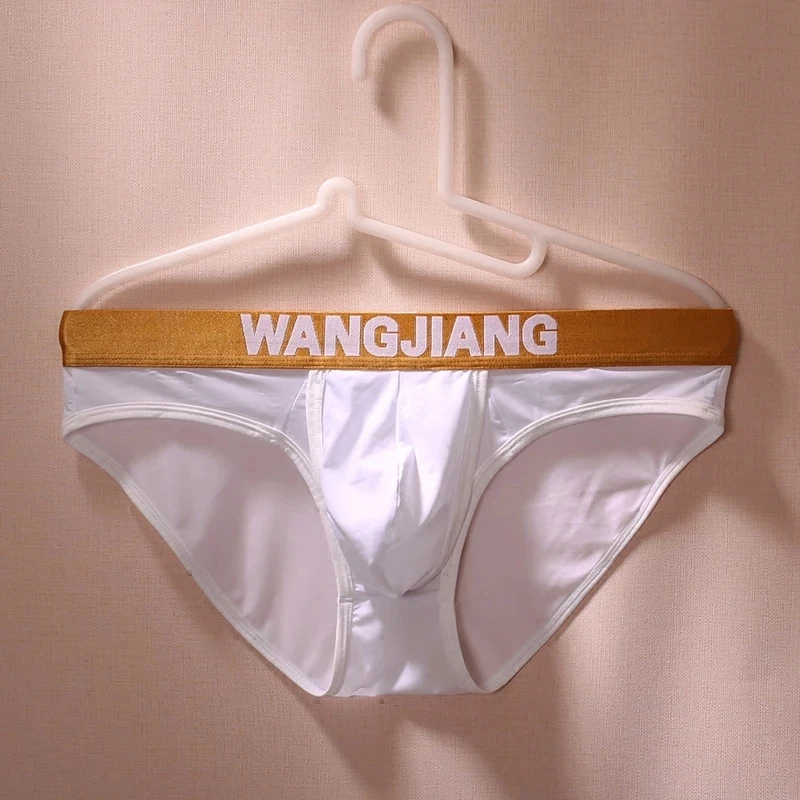 Ultra-Thin Breathable Ice Silk Men's Underwear Men's Briefs with Holes Capsule Lifting Testes Bullet Separated Sexy Boxers Men