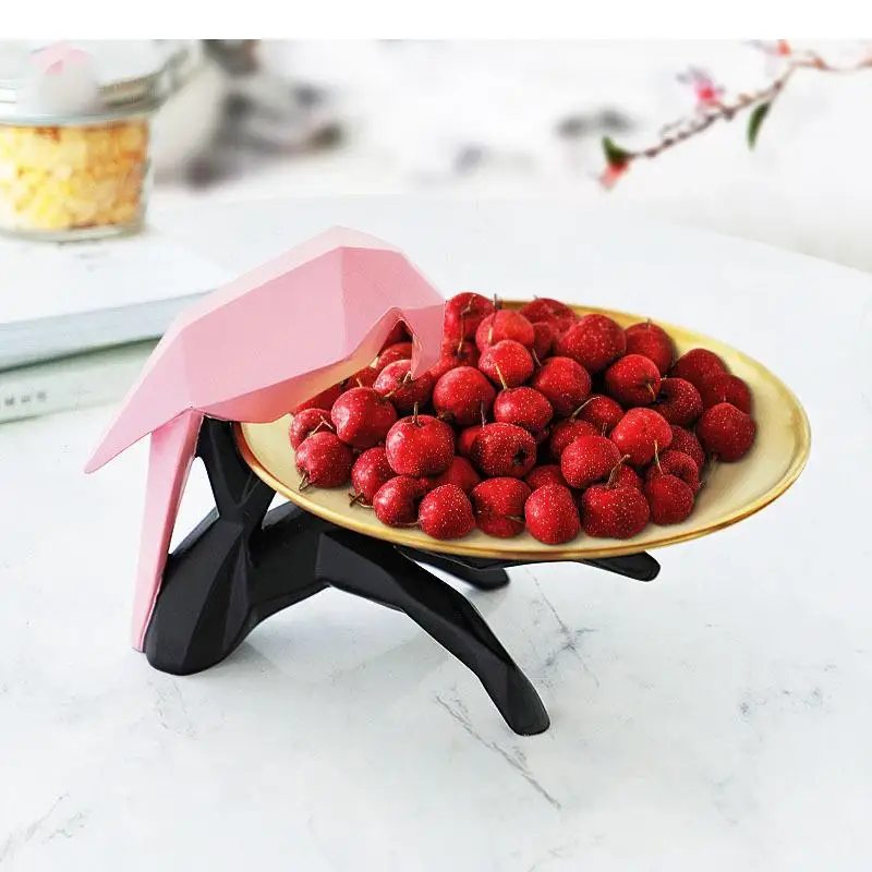 

Abstract Bird Trays Decorative Birds Storage Ornaments Desktop Dessert Dish Fruit Tray Minimalist Style Living Room Decoration