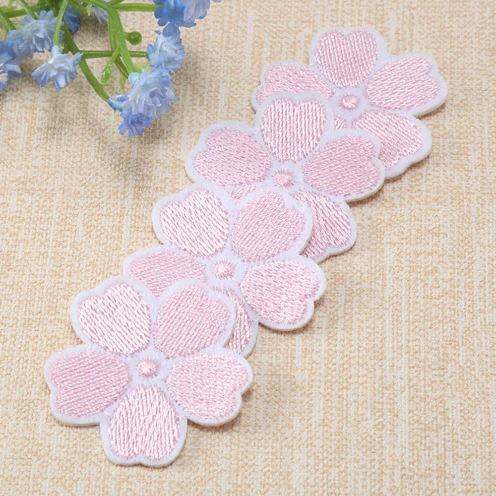 Floral Butterfly Embroidery Patch Set - Decorative Appliques