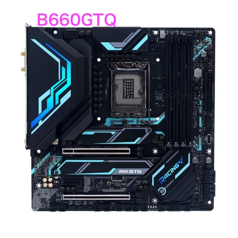 Подходит для настольной материнской платы BIOSTAR B660GTQ, разъем AM4 LGA 1700 DDR4 B660M B660, материнская плата 100% протестирована, ОК, Полная работа