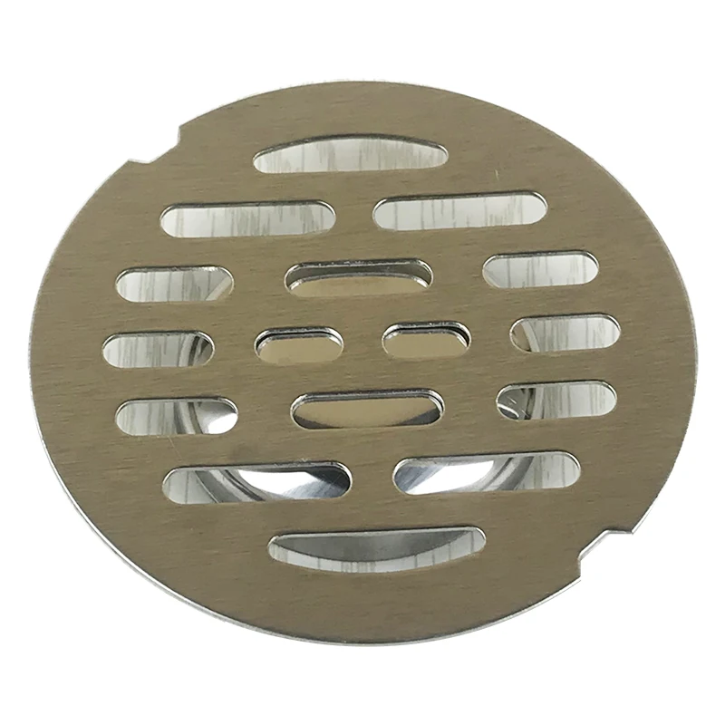 Stainless steel floor drain cover overflow Round Anti-clogging shower Drain hair catcher for bathroom wash machine toilet sewer
