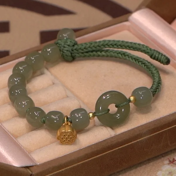 Hetian Jade Antike Armband Kreative Allgleiches Auspicious Niedliche Weibliche Temperamentvolle Mode Geschenke Femme armbänder frau – Detail 21