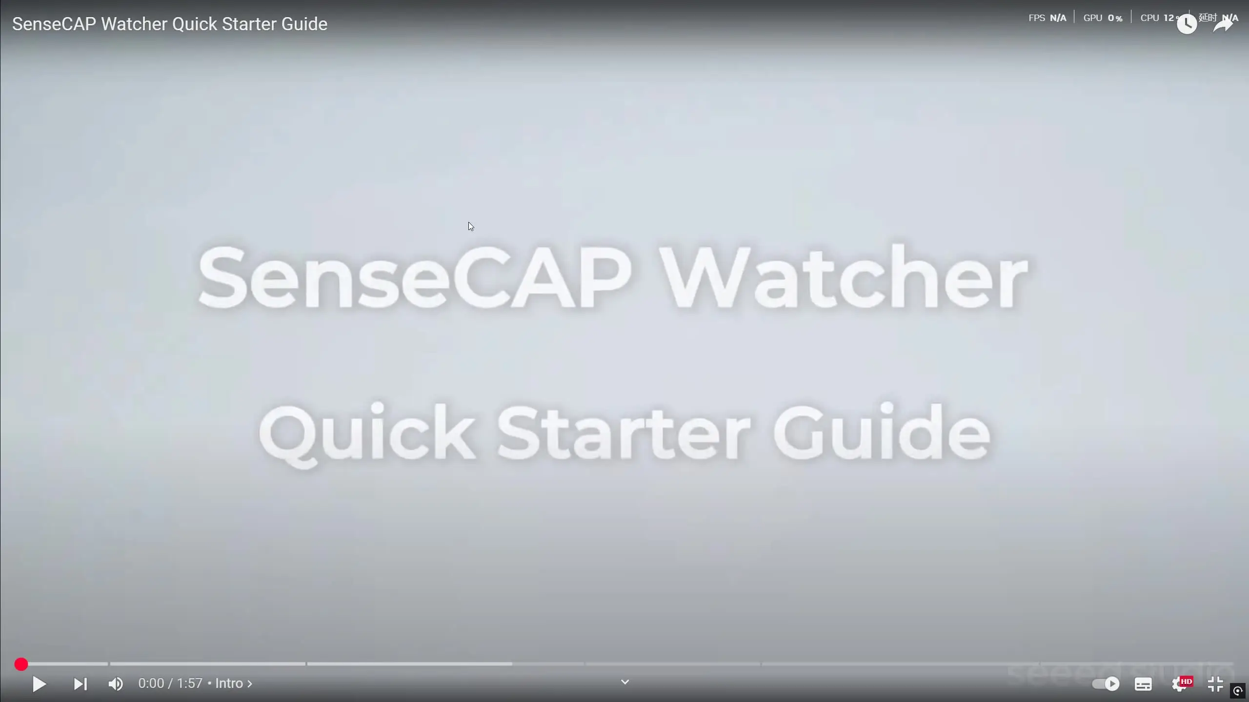 SenseCAP Watcher W1-A Clear Enclosure-AI Agent для умных помещений встроенный на ESP32S3 Himax WiseEye2 HX6538