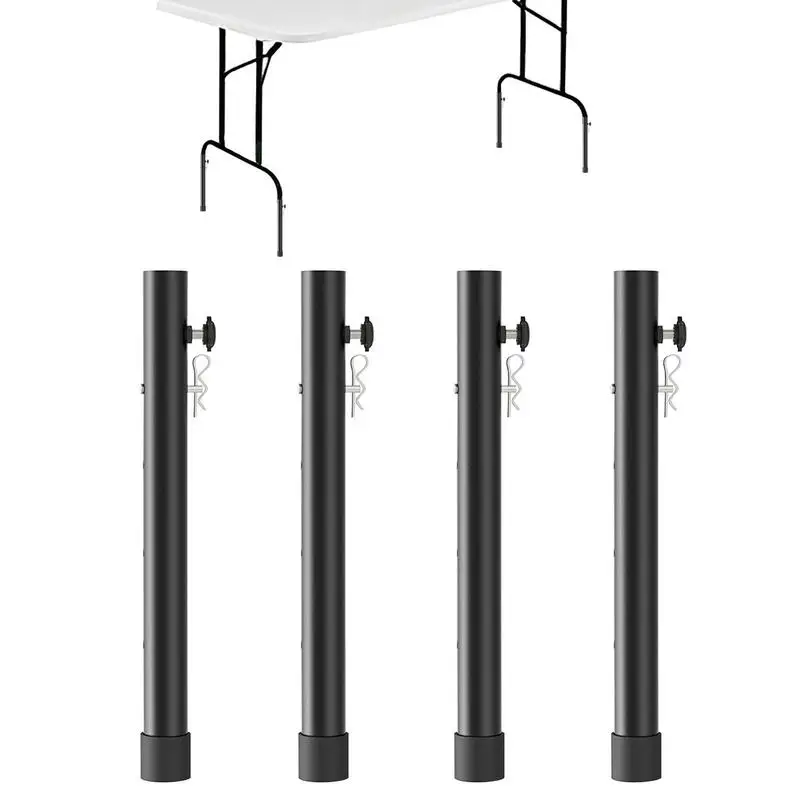 4Pcs Table Leg Extenders Folding Feet Chair Floor Protector Non-slip Furniture Feet Table Leg Cover Cabinet Bottom Furniture Leg