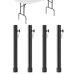 4Pcs Table Leg Extenders Folding Feet Chair Floor Protector Non-slip Furniture Feet Table Leg Cover Cabinet Bottom Furniture Leg