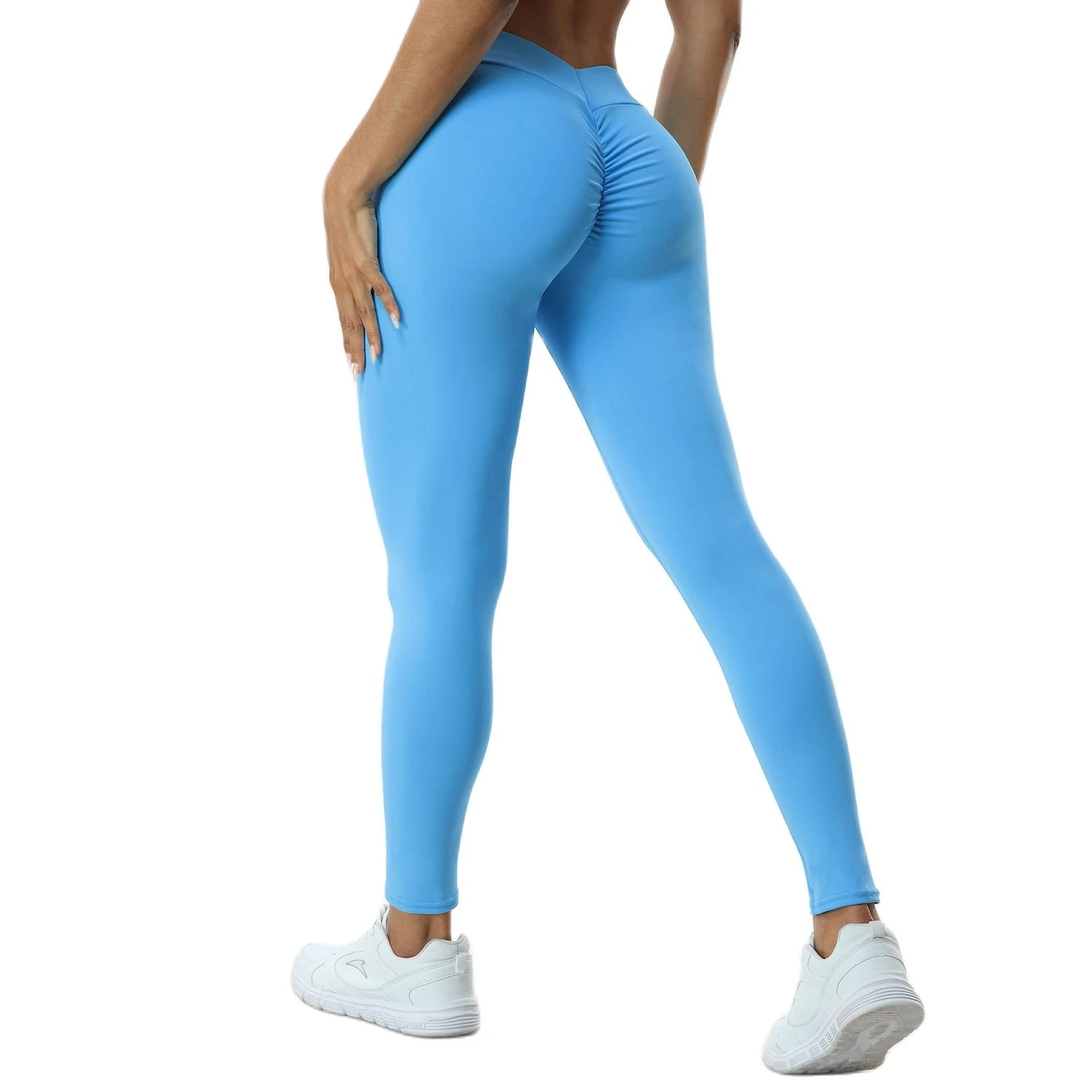 Chrleisure Butt Lift Yoga Pants Back V Waist Workout Leggings Women ...