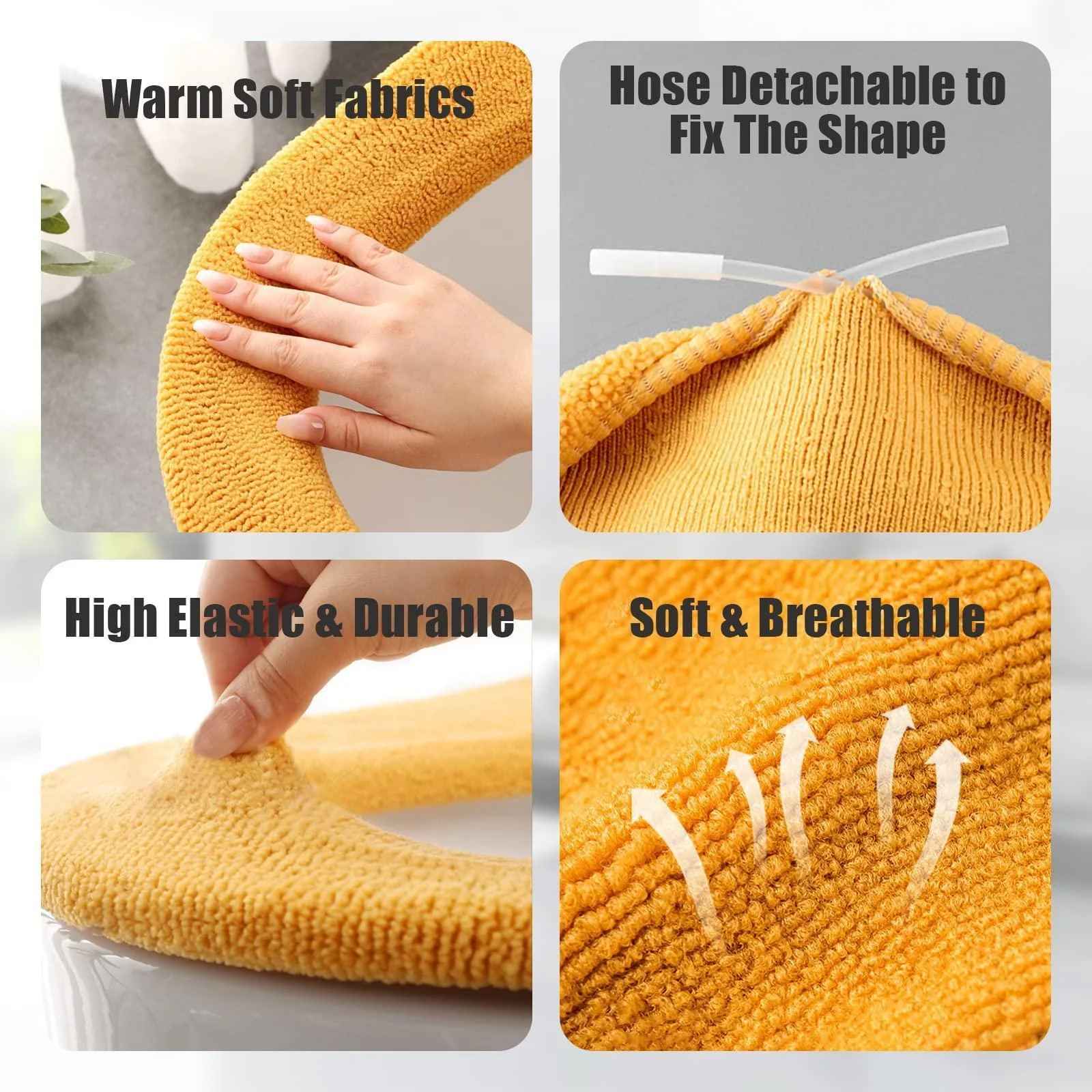 Bathroom Toilet Seat Cover Pads Soft Warmer Toilet Seat Cushion Cover Stretchable Washable Cloth toilet seat cover,toilet seat cushion