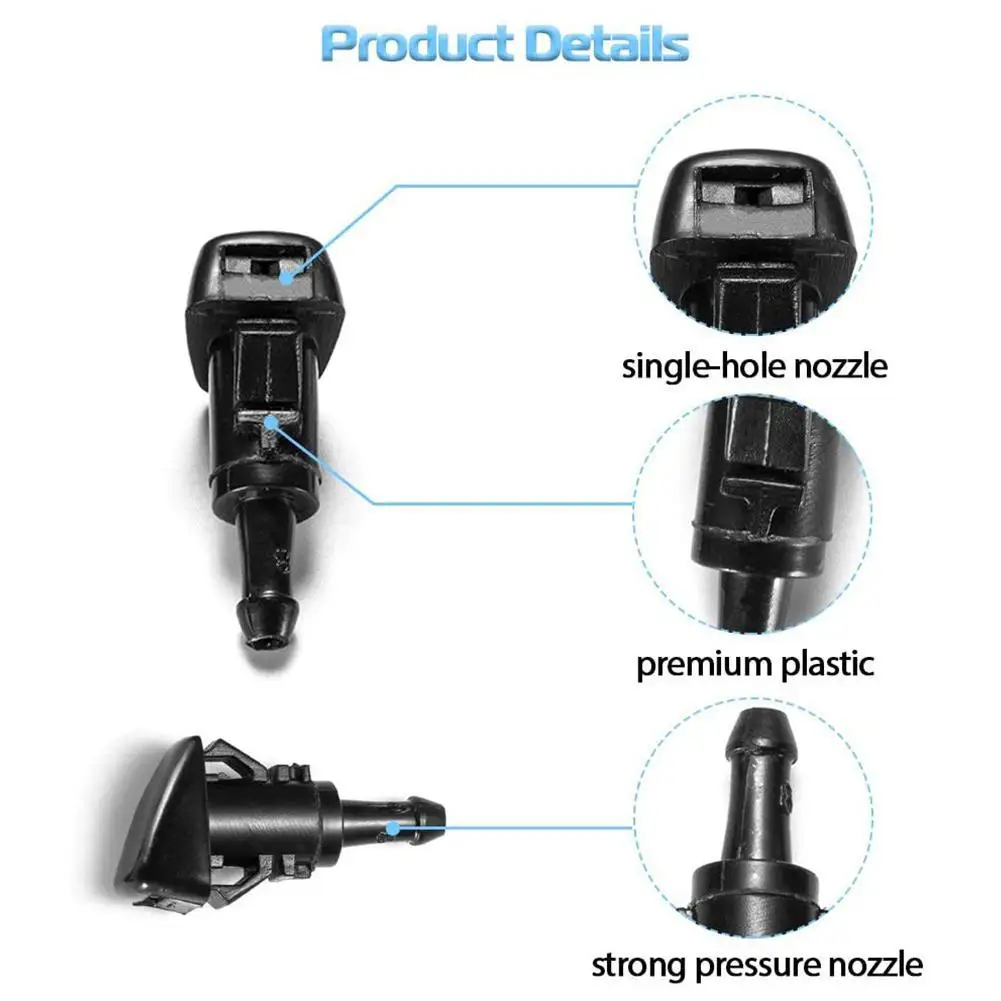 2pcs Front Windshield Washer Nozzles For 2010-2014 Kia Sorento For 2015-Kia Sportage Mk4 Oem 986302K100 Spray Jet G8X7