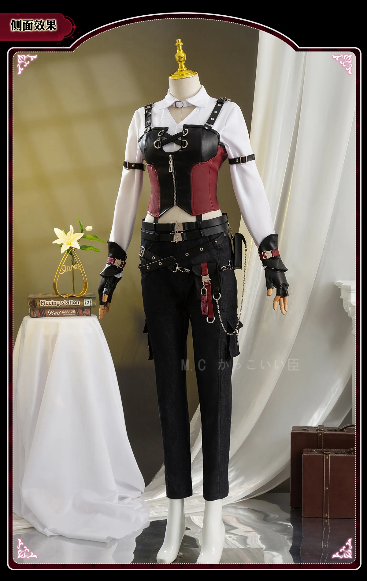 Game Love and Deepspace Heroines Cosplay Costume Wig Deepspace Hunter Uniform Women Girls Halloween Party Role Play Outfit Prop Deepspace Heroines Cosplay Wig & Hunter Uniform Halloween Party Outfit 38 Game Love and Deepspace Heroines Cosplay Costume Wig Deepspace Hunter Uniform Women Girls Halloween Party Role Play Outfit Prop Deepspace Heroines Cosplay Wig & Hunter Uniform Halloween Party Outfit 27